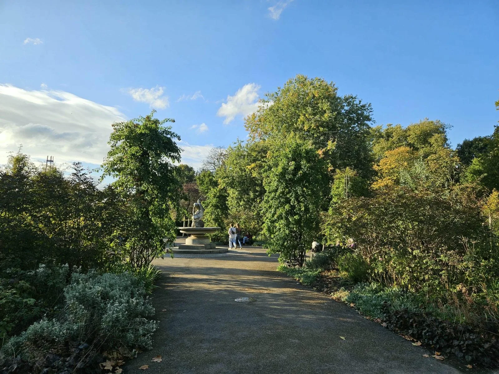 Rose Garden path in Hyde Park