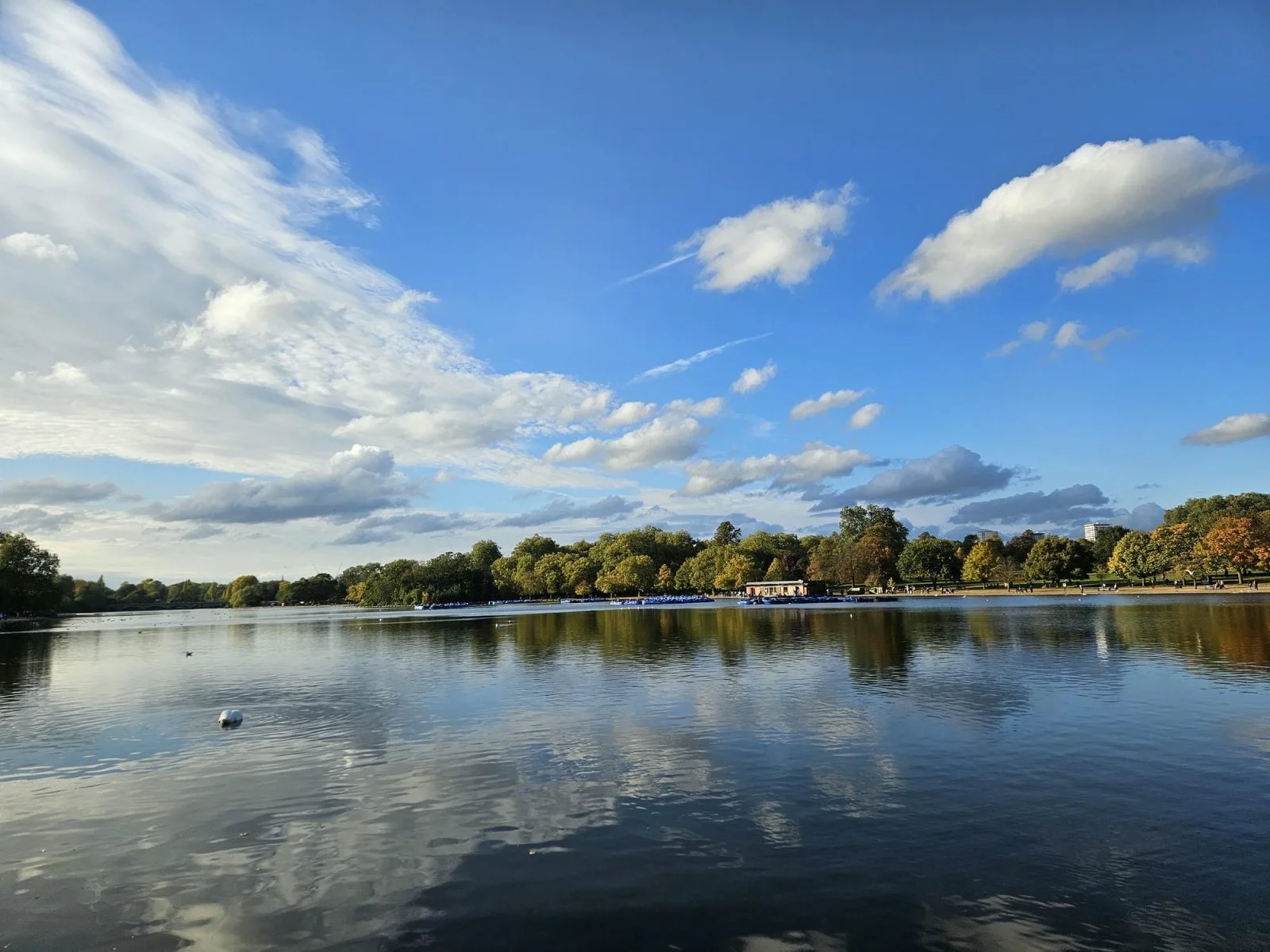 The Serpentine lake in Hyde Park