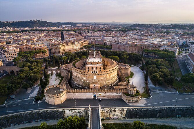 Aerial view of Castel Sant'Angelo