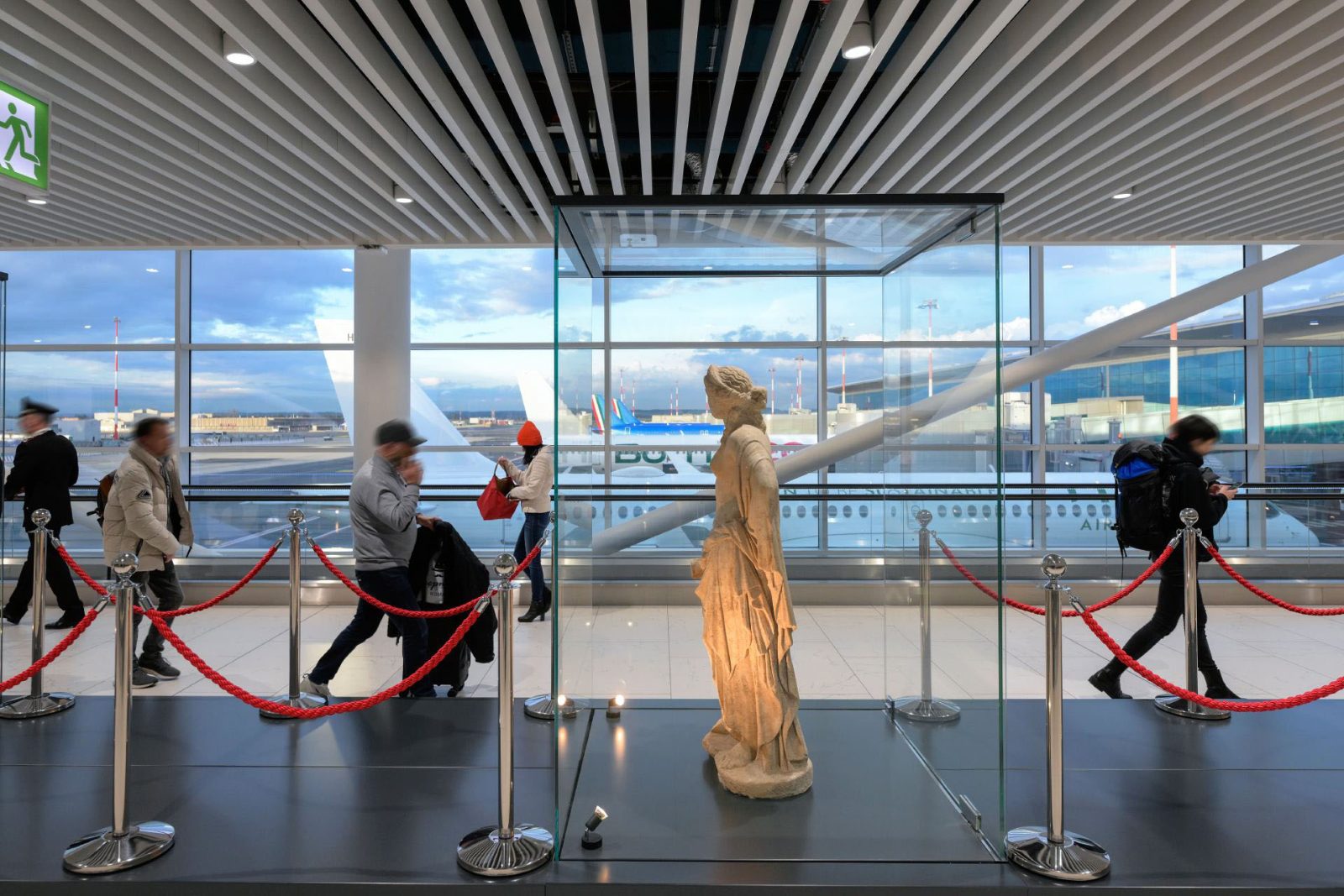 Inside Rome Fiumicino Airport
